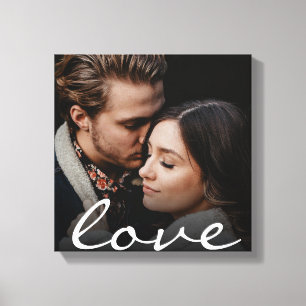 Impressão Em Tela Foto de Amor Personalizada
