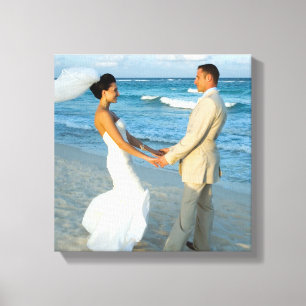 Impressão Em Tela Foto de casamento 11"x11"