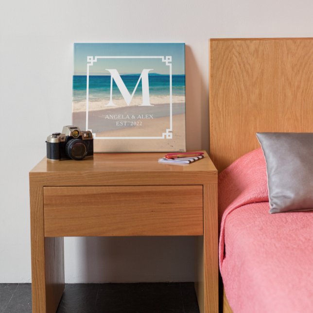 Impressão Em Tela Foto de Casamento de Praia Cênica da Califórnia Mo (Criador carregado)