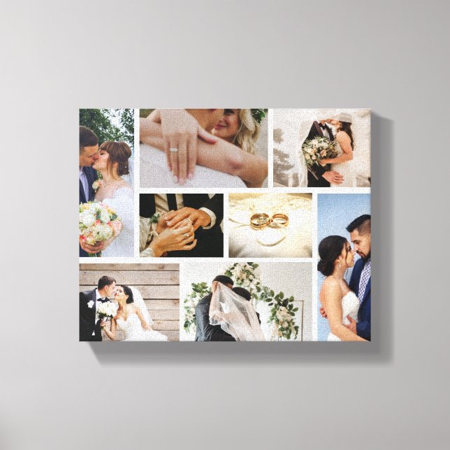 Impressão Em Tela Foto de Casamento Personalizada (Frente)