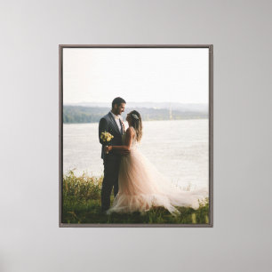 Impressão Em Tela Foto de casamento personalizado elegante