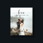 Impressão Em Tela Foto de Casamento Personalizado Manuscrito de Scri<br><div class="desc">Este design imprimiu a Impressão Manuscrita de Foto Personalizada de Casamento Personalizada que pode ser personalizada com o seu texto. Clique no botão "Personalizar" e use nossa ferramenta design para modificar este modelo. Veja a Design de Arte Gráfica para outros produtos que combinam com este design!</div>