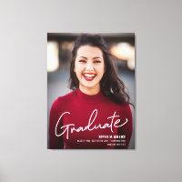 Foto de Classe de Graduação com Letra Moderna de G