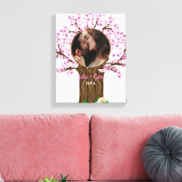 Impressão Em Tela Foto de Família Personalizada Fofa