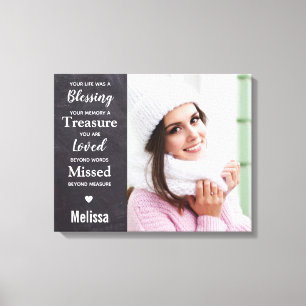 Impressão Em Tela Foto de Memória da Família