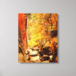 Impressão Em Tela Foto de Zion do Autumn Colors oculta