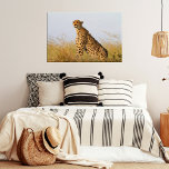 Impressão Em Tela Foto do amante do gato Cheetah<br><div class="desc">Se você não for capaz de viagem, traga uma parte do mundo ou alguns animais bonitos para sua casa. Mostre a todos o seu amor por viajar ou a beleza da vida selvagem com a ajuda desta maravilhosa arte de muro de canvas. Um chita muito relaxado. Esta imagem foi tirada...</div>