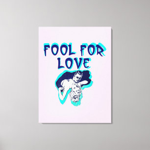 Impressão Em Tela Foto do Amor, casal Romance amante arte retrô