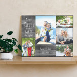 Impressão Em Tela Foto do Aniversário do Casamento Colagem Cinza Mat<br><div class="desc">O Aniversário do Casamento estendeu a canvas que você pode personalizar por qualquer ano e 5 de suas fotos favoritas. O texto diz "# anos no nosso feliz para sempre" e a modelo está pronta para você adicionar o ano de aniversário, seu nome e data estabelecidos. O design tem um...</div>