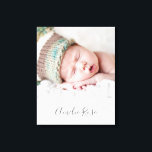 Impressão Em Tela FOTO DO BEBÊ DATA DE NASCIMENTO tipo negrito cinza<br><div class="desc">por kat massard >>> WWW.SIMPLYSWEETPAPERIE.COM <<<</div>