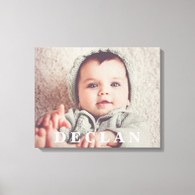 Impressão Em Tela Foto do Cheio Personalizado para Retrato da Crianç (Frente)