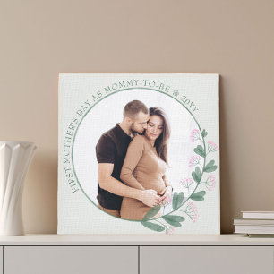 Impressão Em Tela Foto do primeiro Dia de as mães Wildflower Frame