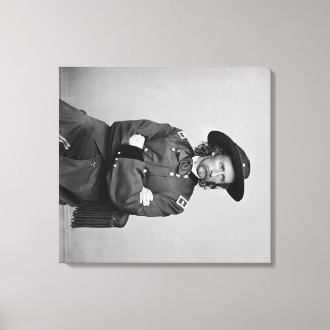Impressão Em Tela Foto geral George Custer nº 1 (Frente)
