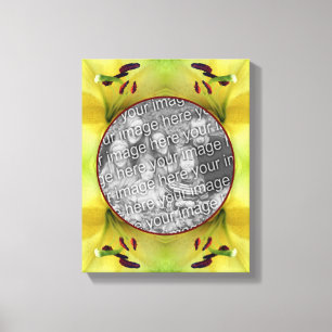 Impressão Em Tela Foto: Lily Flower Amarela Crie sua própria foto