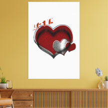 Foto mágica cardíaca com fundo branco