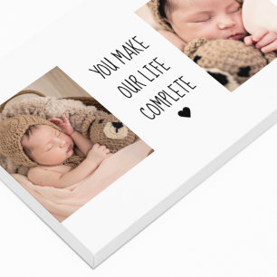 Impressão Em Tela Foto Moderna Dois   Você Faz Nossa Vida Completa