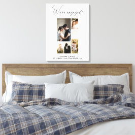 Impressão Em Tela Foto Moderna Estamos Noivos Noivado