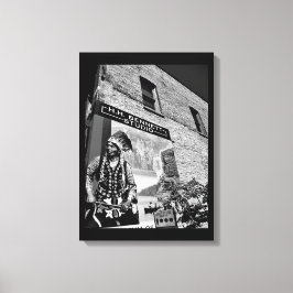 Impressão Em Tela Foto Nativa Americana