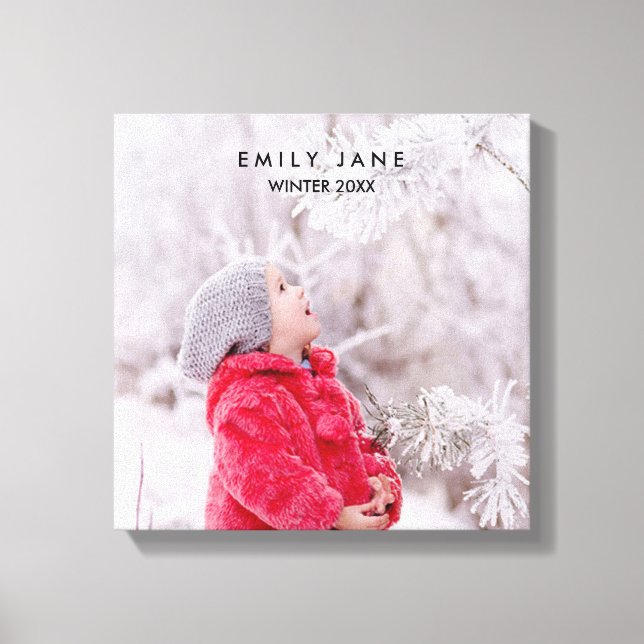 Impressão Em Tela Foto personalizada (Frente)