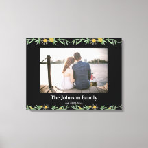 Foto Personalizada Botânica De Casamento Esticada