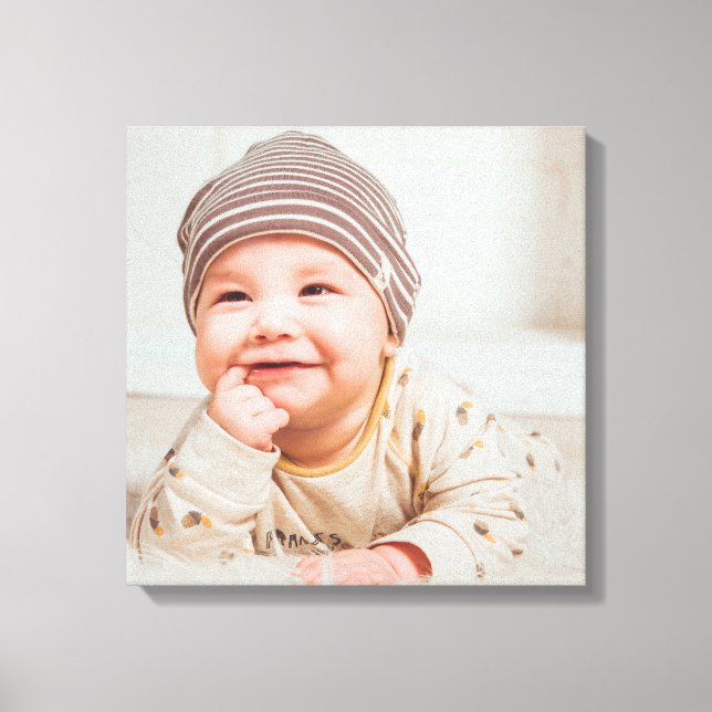 IMPRESSÃO EM TELA FOTO PERSONALIZADA DE BEBÊ (Frente)
