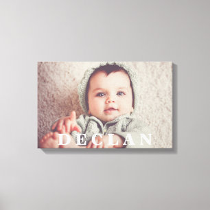 Impressão Em Tela Foto personalizada de Cheio do retrato da criança