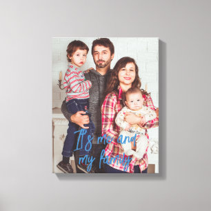 Impressão Em Tela Foto Personalizada de Família