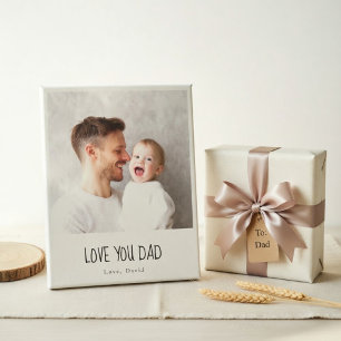 Impressão Em Tela Foto Personalizada do Papai Dia dos Pais Persona