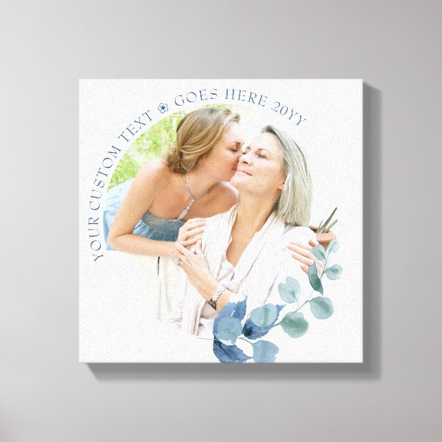 Impressão Em Tela Foto personalizada Eucalyptus deixa quadro botânic (Frente)