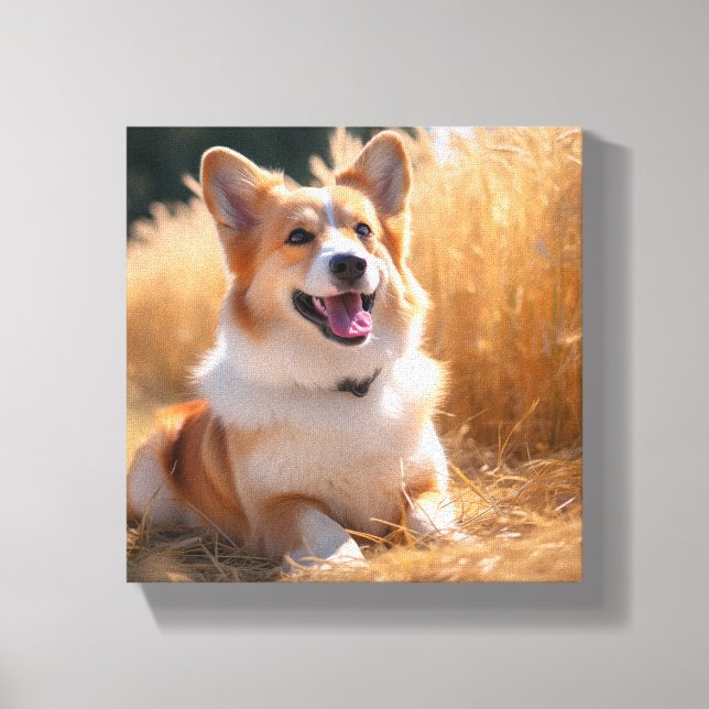 Impressão Em Tela Foto Pet Personalizada (Frente)