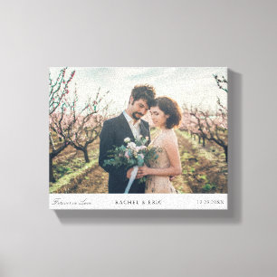 Impressão Em Tela Foto simples e minimalista do Forever in Love