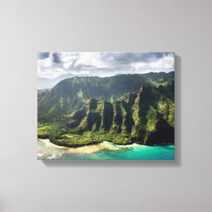 Impressão Em Tela fotografia aérea de montanhas verdes