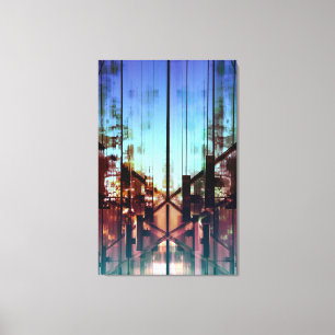 Impressão Em Tela Fotografia contemporânea lançada das belas artes