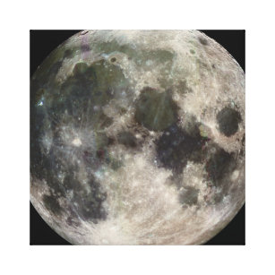 Impressão Em Tela Fotografia da cheia Lua