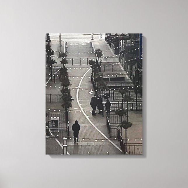 Impressão Em Tela Fotografia da "East 4th Street Morning" (Frente)