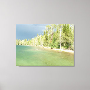 Impressão Em Tela Fotografia da paisagem do Grand Teton National Par
