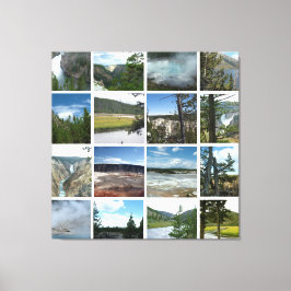 Impressão Em Tela Fotografia da paisagem do Parque Nacional Yellowst