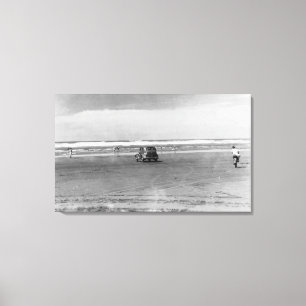 Impressão Em Tela Fotografia de cena da praia do Oceano Pacífico