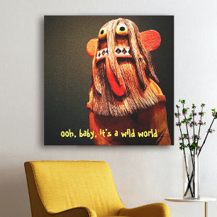 Impressão Em Tela Fotografia de Kachina Doll É uma dobra selvagem