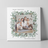 Fotografia de Natal com Verde Natal Rústico