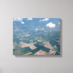 Impressão Em Tela fotografia de nuvens brancas para visão de pássa