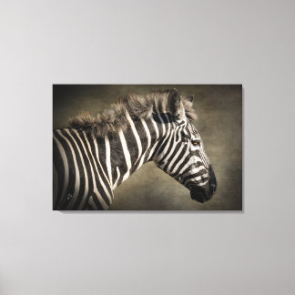 Impressão Em Tela Fotografia de Vida Selvagem de Zebras Arte
