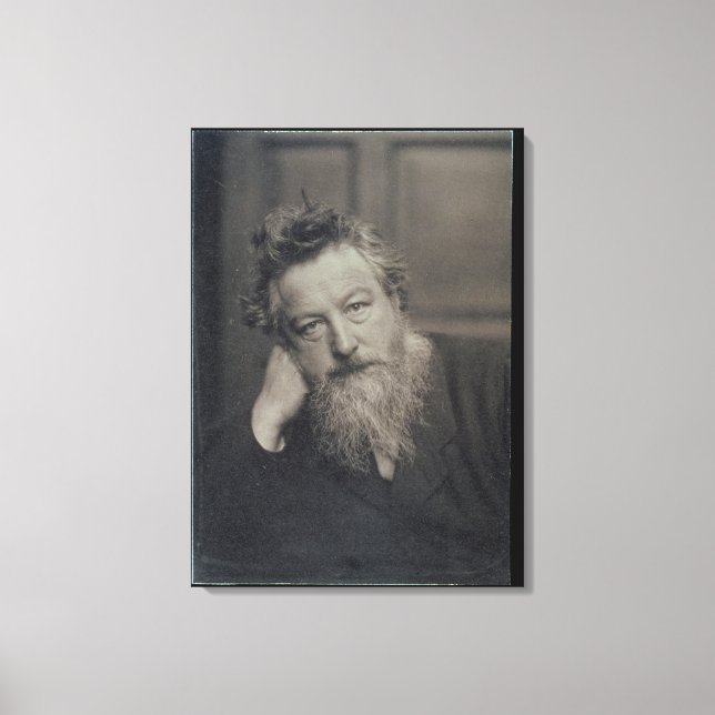 Impressão Em Tela Fotografia de William Morris (1834-96) apresentada (Frente)