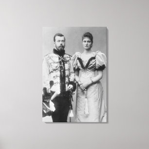 Impressão Em Tela Fotografia do retrato do Tsar Nicholas II