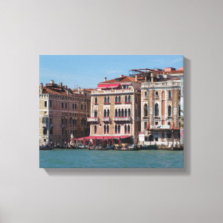 Impressão Em Tela Fotografia Preta e Branca Veneza Itália