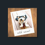 Impressão Em Tela Fotografia Rústica com Instagrama Quadrado e Madei<br><div class="desc">Um design de vintage e de tendências com uma borda retrorativa que você pode adicionar sua selfie ou retrato favorito de um amigo. Use uma foto quadrada para criar um presente exclusivo e pessoal ou manter o filhote de hipster e fazer uma manutenção de tendências. Se precisar ajustar as fotos,...</div>