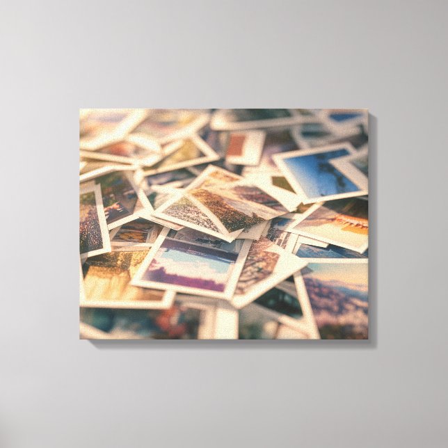 Impressão Em Tela Fotografias de Vintage (Frente)