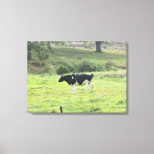 Impressão Em Tela Fotos de Vaca Leiteira em Tela de Parede Arte