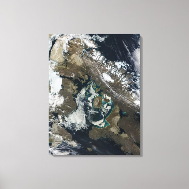 Impressão Em Tela Foxe Basin, Canadá Norte (Frente)