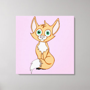 Impressão Em Tela Foxy Roxy 24 x 24